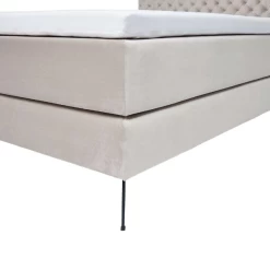 Tweepersoonsboxspring Janice 200x200cm - Beige -Collectie Slaapkamermeubels Ontwerp zonder titel 2023 05 15T153459.290 32e8