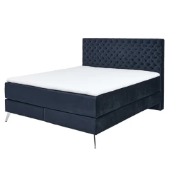 Tweepersoonsboxspring Janice 160x200cm - Donkerblauw -Collectie Slaapkamermeubels Ontwerp zonder titel 2023 05 15T154407.674 6411