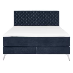 Tweepersoonsboxspring Janice 200x200cm - Donkerblauw 22 Tweepersoonsboxspring Janice 200x200cm - Donkerblauw -Collectie Slaapkamermeubels Ontwerp zonder titel 2023 05 15T155344.156 4262