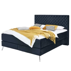 Tweepersoonsboxspring Janice 200x200cm - Donkerblauw 20 Tweepersoonsboxspring Janice 200x200cm - Donkerblauw -Collectie Slaapkamermeubels Ontwerp zonder titel 2023 05 15T155757.257 d78f