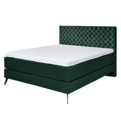 Tweepersoonsboxspring Janice 160x200cm - Donkergroen -Collectie Slaapkamermeubels Ontwerp zonder titel 2023 05 15T160819.442 4240