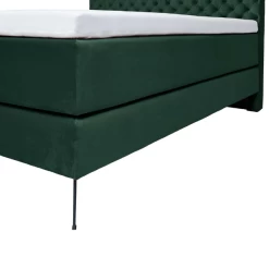 Tweepersoonsboxspring Janice 160x200cm - Donkergroen -Collectie Slaapkamermeubels Ontwerp zonder titel 2023 05 15T161106.683 17b4