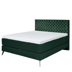 Tweepersoonsboxspring Janice 200x200cm - Donkergroen -Collectie Slaapkamermeubels Ontwerp zonder titel 2023 05 15T161948.020 6e1e