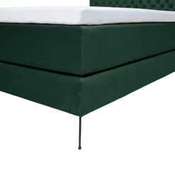 Tweepersoonsboxspring Janice 200x200cm - Donkergroen -Collectie Slaapkamermeubels Ontwerp zonder titel 2023 05 15T162334.730 9901