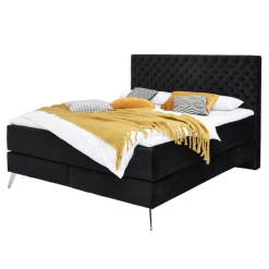 Tweepersoonsboxspring Janice 160x200cm - Zwart -Collectie Slaapkamermeubels Ontwerp zonder titel 2023 05 15T163206.323 20cf
