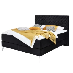 Tweepersoonsboxspring Janice 200x200cm - Zwart -Collectie Slaapkamermeubels Ontwerp zonder titel 2023 05 15T164147.815 4d37