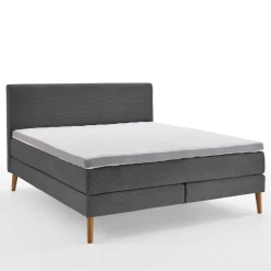 Boxspring Sirocco 180x200cm Ribfluweel - Donkergrijs -Collectie Slaapkamermeubels Ontwerp zonder titel 2023 05 15T164924.152 ce33