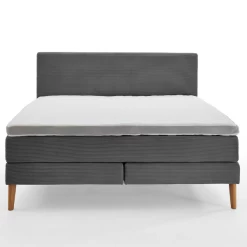 Boxspring Sirocco 140x200cm Ribfluweel - Donkergrijs 14 Boxspring Sirocco 140x200cm Ribfluweel - Donkergrijs -Collectie Slaapkamermeubels Ontwerp zonder titel 2023 05 15T164958.966 c35d