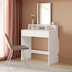 Witte Kaptafel Met Spiegel: Klaar Om Opnieuw Uit Te Vinden!