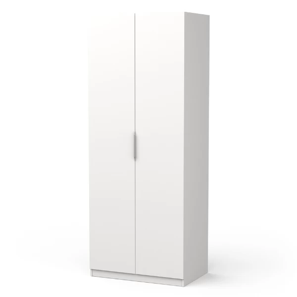 Garderobekast Spectre 80cm - Mat Wit 7 Garderobekast Spectre 80cm - Mat Wit - Afbeelding 5