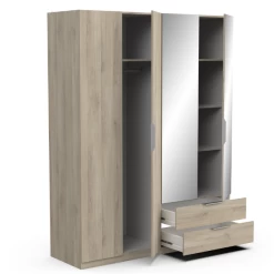 Kledingkast Spectre 157cm Met Spiegel - Eik 10 Kledingkast Spectre 157cm Met Spiegel - Eik -Collectie Slaapkamermeubels Ontwerp zonder titel 2023 06 09T103614.882 d189