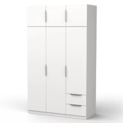 Kledingkast Spectre 120cm 6 Deuren & 2 Lades - Mat Wit 11 Kledingkast Spectre 120cm 6 Deuren & 2 Lades - Mat Wit -Collectie Slaapkamermeubels Ontwerp zonder titel 2023 06 09T113409.273 8ad9