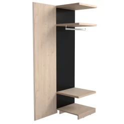 Hoekelement Voor Dressing Playa 118cm - Eik/zwart/wit