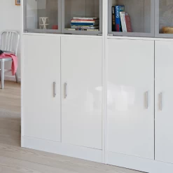 2 Deuren Joséphine 75x91cm - Hoogglans Wit -Collectie Slaapkamermeubels Ontwerp zonder titel 2023 06 20T162507.984 6429