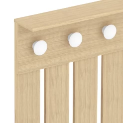 Vestiaire Dorothy 4 Haken, 2 Draaideuren En 2 Legplanken-wit/lichte Eik -Collectie Slaapkamermeubels Ontwerp zonder titel 2023 06 27T100710.321 1 f691