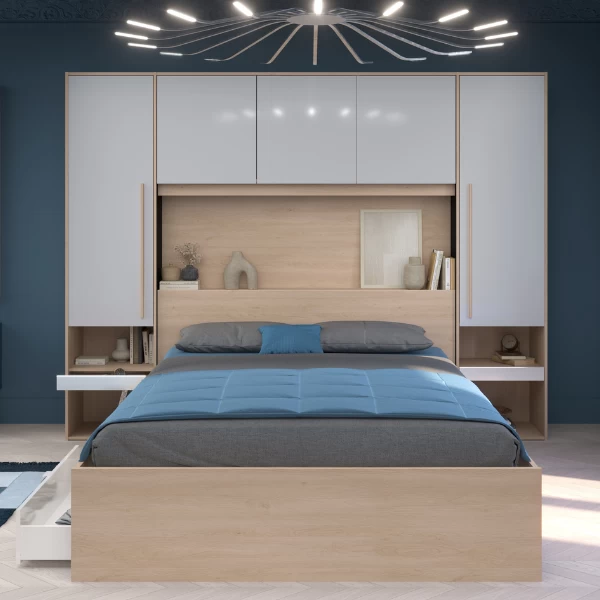 Tweepersoonsbed Ponte 160x200cm - Eikdecor 4 Tweepersoonsbed Ponte 160x200cm - Eikdecor - Afbeelding 2