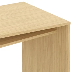 Bureau Michelle 4 Open Vakken, 1 Draaideur En 1 Legplank-lichte Eik/wit -Collectie Slaapkamermeubels Ontwerp zonder titel 2023 06 29T092159.136 1 614f