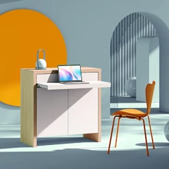 Sidetable Olivette 2 Draaideuren, 1 Legplank, 1 Uitschuifbare Plank, 1 Open Vak-wit/lichte Eik 17 Sidetable Olivette 2 Draaideuren, 1 Legplank, 1 Uitschuifbare Plank, 1 Open Vak-wit/lichte Eik -Collectie Slaapkamermeubels Ontwerp zonder titel 2023 06 29T105215.532 1 5dd7