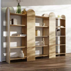 Boekenkast Venya 5 Legplanken-lichte Eik -Collectie Slaapkamermeubels Ontwerp zonder titel 2023 06 29T144348.544 df36