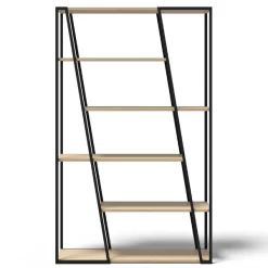 Boekenrek Albérique 4 Legplanken-eik/zwart 16 Boekenrek Albérique 4 Legplanken-eik/zwart -Collectie Slaapkamermeubels Ontwerp zonder titel 2023 06 30T083637.944 1 6cdc