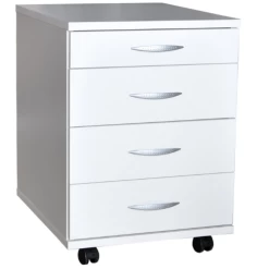 Ladeblok Annevar 4 Lades En Pennenbak-wit