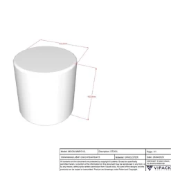 Gestoffeerd Bed Maeva 140x200cm Met Twee Nachttafeltjes - Witte Bouclé Stof -Collectie Slaapkamermeubels Ontwerp zonder titel 2023 09 14T162424.708 14e9