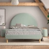 Gestoffeerd Bed Maeva 140x200cm Met Twee Nachttafeltjes - Groene Bouclé Stof -Collectie Slaapkamermeubels Ontwerp zonder titel 2023 09 15T090516.444 8e58