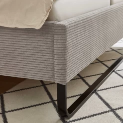 Tweepersoonsbed Velma 180x200cm Ribfluweel - Taupe -Collectie Slaapkamermeubels Ontwerp zonder titel 2023 09 18T154639.284 d5dc