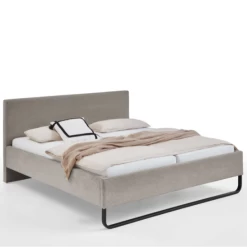 Tweepersoonsbed Velma 180x200cm Ribfluweel - Taupe -Collectie Slaapkamermeubels Ontwerp zonder titel 2023 09 18T154801.485 5476