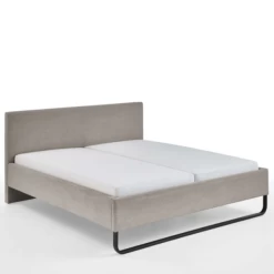 Tweepersoonsbed Velma 180x200cm Ribfluweel - Taupe -Collectie Slaapkamermeubels Ontwerp zonder titel 2023 09 18T154828.033 1dc9