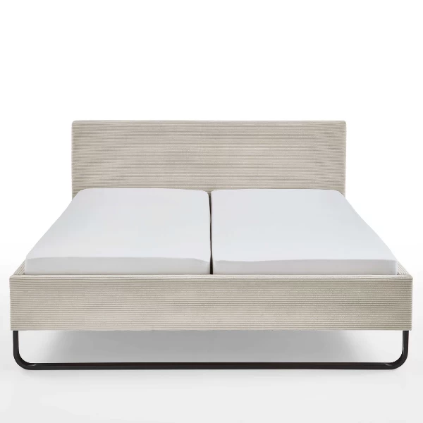 Tweepersoonsbed Velma 180x200cm Ribfluweel - Beige 9 Tweepersoonsbed Velma 180x200cm Ribfluweel - Beige - Afbeelding 7
