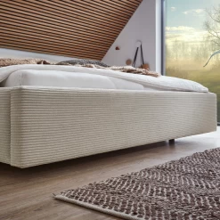 Tweepersoonsbed Kubrik 180x200cm Ribfluweel - Beige -Collectie Slaapkamermeubels Ontwerp zonder titel 2023 09 19T125752.806 711f