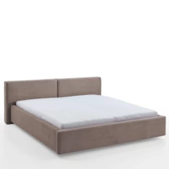 Tweepersoonsbed Kubrik 180x200cm Met Opbergruimte En Matras - Taupe Ribfluweel -Collectie Slaapkamermeubels Ontwerp zonder titel 2023 09 19T131607.500 120d