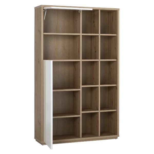 Boekenkast Sorbonne | 122,8 X 35,3 X 198,6 Cm | Bruin 6 Boekenkast Sorbonne | 122,8 X 35,3 X 198,6 Cm | Bruin - Afbeelding 4