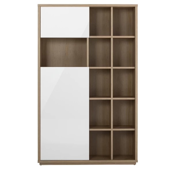 Boekenkast Sorbonne | 122,8 X 35,3 X 198,6 Cm | Bruin 5 Boekenkast Sorbonne | 122,8 X 35,3 X 198,6 Cm | Bruin - Afbeelding 3