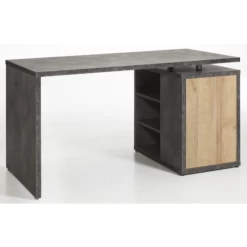 Bureau Cory 140x69cm Met Opbergruimte - Eikdecor/betonlook 10 Bureau Cory 140x69cm Met Opbergruimte - Eikdecor/betonlook -Collectie Slaapkamermeubels Ontwerp zonder titel 2023 09 21T162234.252 b9a0