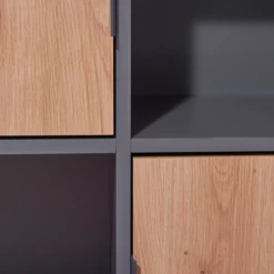 Boekenkast Pepeto | 77 X 30 X 185 Cm | Open En Gesloten Opbergruimte | Kleur: Antraciet 19 Boekenkast Pepeto | 77 X 30 X 185 Cm | Open En Gesloten Opbergruimte | Kleur: Antraciet -Collectie Slaapkamermeubels Ontwerp zonder titel 2023 09 26T082522.471 f2bf