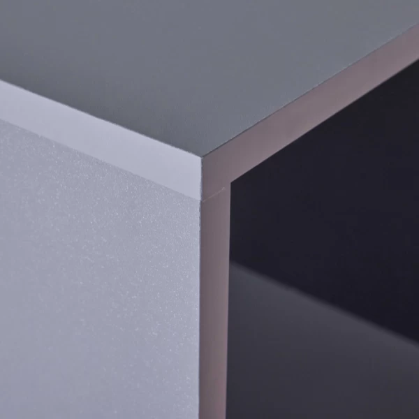 Boekenkast Pepeto | 77 X 30 X 185 Cm | Open En Gesloten Opbergruimte | Kleur: Antraciet 4 Boekenkast Pepeto | 77 X 30 X 185 Cm | Open En Gesloten Opbergruimte | Kleur: Antraciet - Afbeelding 2