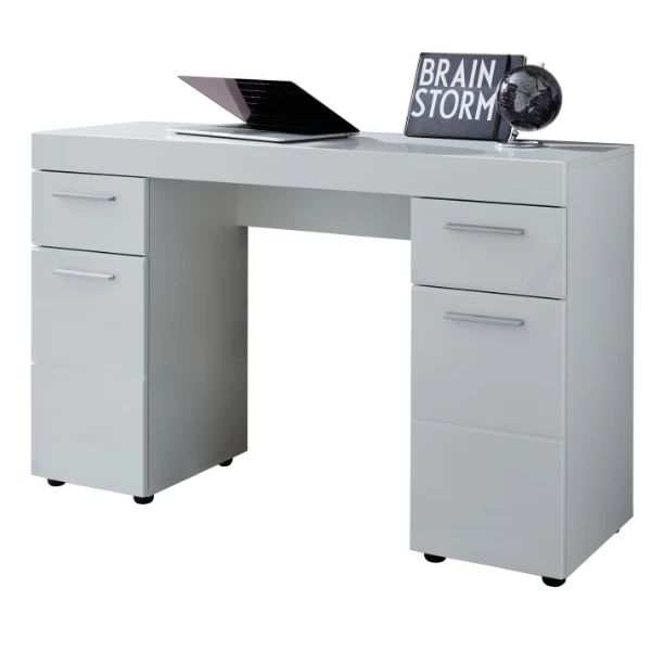 Modern Bureau Amanda | 120 X 41 X 76 Cm | High Glossy White 8 Modern Bureau Amanda | 120 X 41 X 76 Cm | High Glossy White - Afbeelding 6