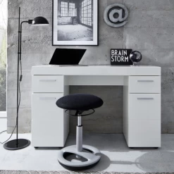 Modern Bureau Amanda | 120 X 41 X 76 Cm | High Glossy White 12 Modern Bureau Amanda | 120 X 41 X 76 Cm | High Glossy White -Collectie Slaapkamermeubels Ontwerp zonder titel 2023 09 27T162351.263 eda8