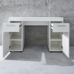 Modern Bureau Amanda | 120 X 41 X 76 Cm | High Glossy White 13 Modern Bureau Amanda | 120 X 41 X 76 Cm | High Glossy White -Collectie Slaapkamermeubels Ontwerp zonder titel 2023 09 27T162426.235 06e7