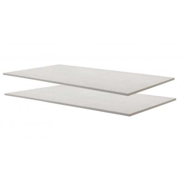 Set Van 2 Legplanken Spectre 72cm - Wit 4 Set Van 2 Legplanken Spectre 72cm - Wit - Afbeelding 2