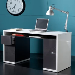 Bureau Monique Met Drie Lades En Kast - Hoogglans Grijs / Hoogglans Wit 7 Bureau Monique Met Drie Lades En Kast - Hoogglans Grijs / Hoogglans Wit -Collectie Slaapkamermeubels Ontwerp zonder titel 2023 10 04T165424.852 a7c7