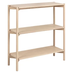 Wit Eiken Boekenkast Met 2 Planken - 86x30x88,5 Cm -Collectie Slaapkamermeubels Ontwerp zonder titel 2023 11 15T150831.841 67b2