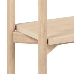 Wit Eiken Boekenkast Met 2 Planken - 86x30x88,5 Cm -Collectie Slaapkamermeubels Ontwerp zonder titel 2023 11 15T151026.546 52f5