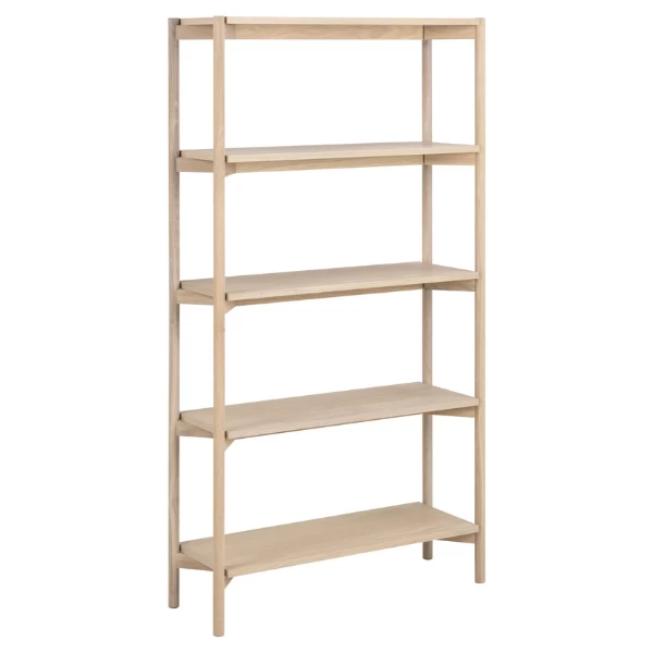 Oxford Boekenkast In Wit Eikenfineer, 4 Planken, 86x30x160cm". 9 Oxford Boekenkast In Wit Eikenfineer, 4 Planken, 86x30x160cm". - Afbeelding 7