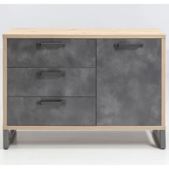 Commode Faber 122cm Met 3 Lades - Eikdecor/betonlook 16 Commode Faber 122cm Met 3 Lades - Eikdecor/betonlook -Collectie Slaapkamermeubels Ontwerp zonder titel 2023 11 16T133322.087 bbfd