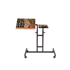 Laptopstandaard Saffier - 67x45x87 Cm - Atlantic Pine/zwart 15 Laptopstandaard Saffier - 67x45x87 Cm - Atlantic Pine/zwart -Collectie Slaapkamermeubels Ontwerp zonder titel 2023 12 08T113340.818 7564