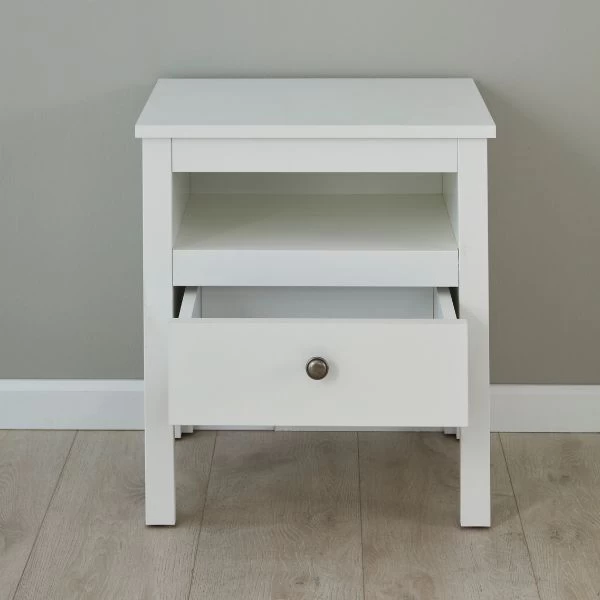 Nachtkastje Ole | 47 X 35 X 52 Cm | Wit 3 Nachtkastje Ole | 47 X 35 X 52 Cm | Wit