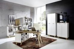 Boekenkast/Opbergkast Ousmane H193cm - Wit -Collectie Slaapkamermeubels Oslo 221 pe dek h 38a7